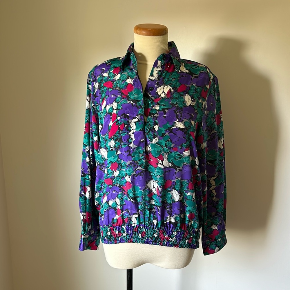 Retro floral top
